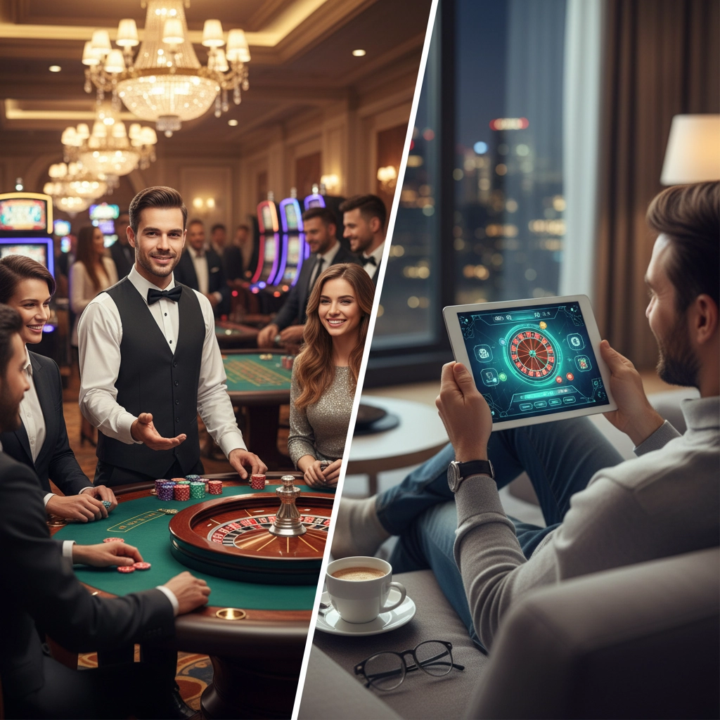 Cassino ao vivo vs cassino online: qual é melhor para você?