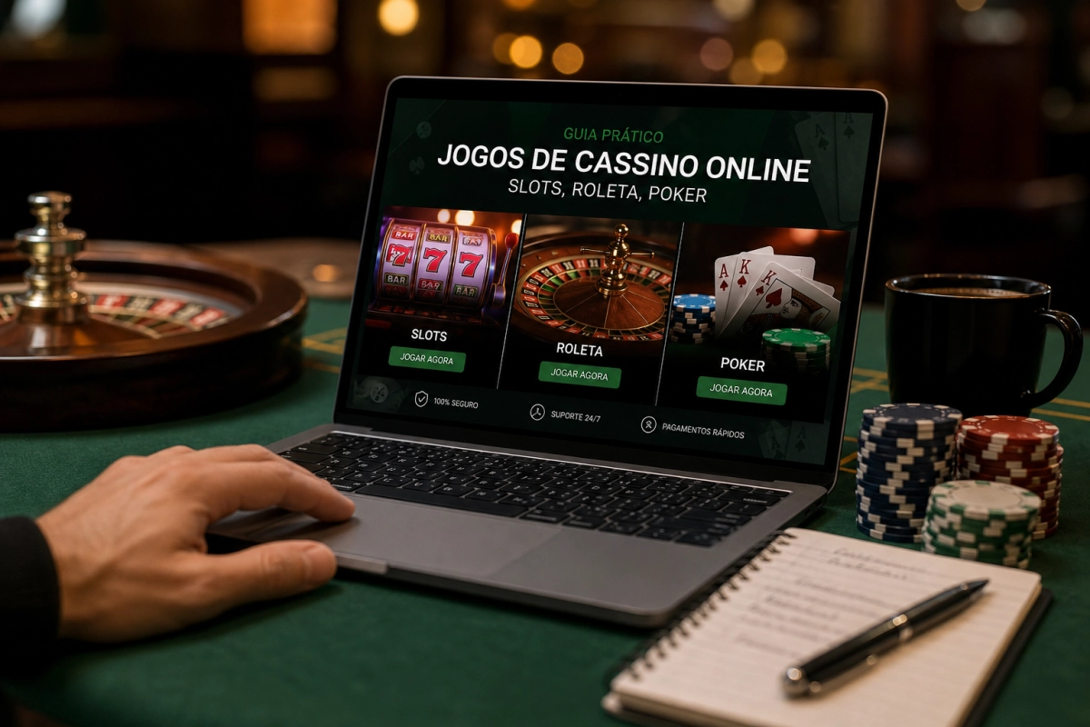 Guia prático de jogos de cassino online — slots, roleta, poker