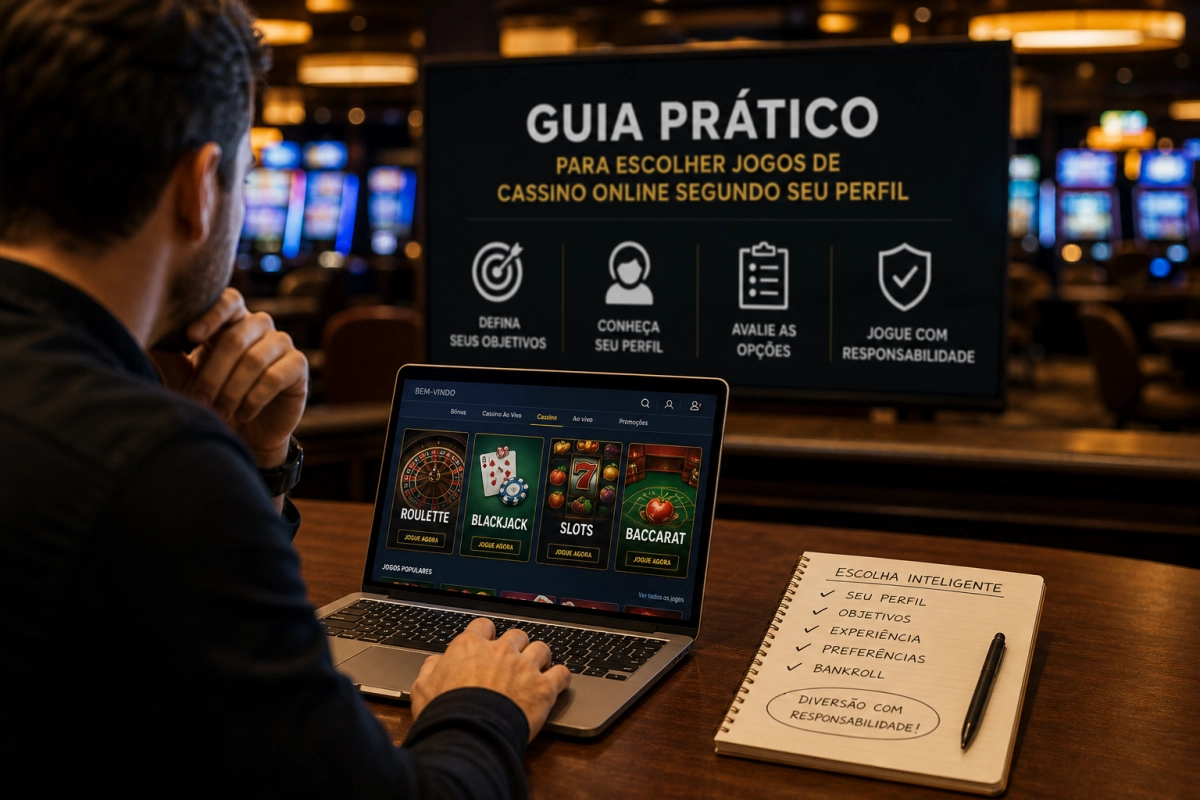 Guia prático para escolher jogos de cassino online segundo seu perfil