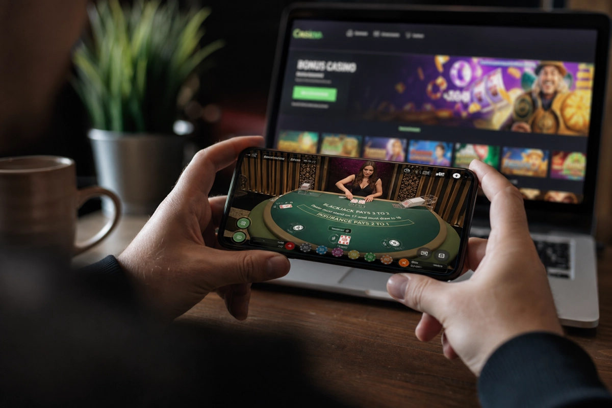 Jogos de cassino online otimizados para celular